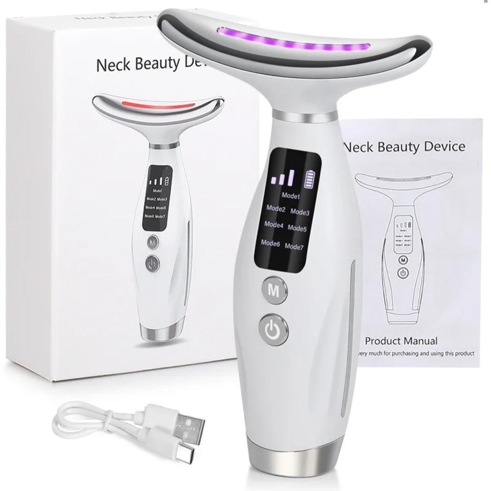 7 in 1 Microcurrent Facial Light Therapy Device